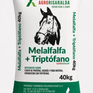 Melalfalfa + Triptófano AgroRisaralda para equinos, bulto de 40 kg